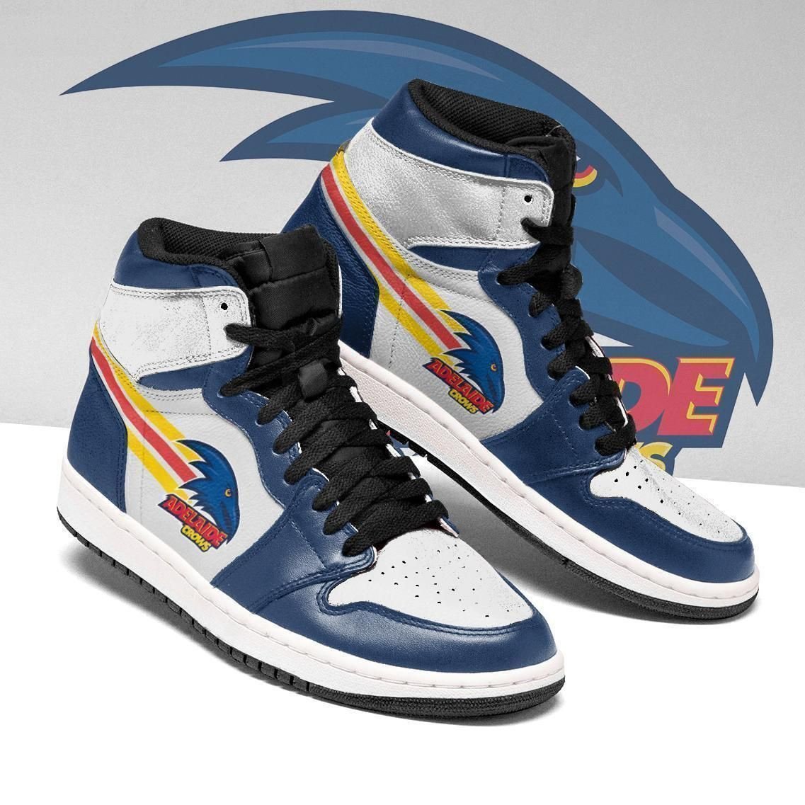 Adelaide Crows Afl Team Custom Eachstep Gift For Fans Shoes Air Jd Retro Sneakers V8