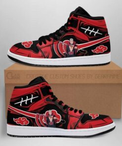 Akatsuki Hidan Boots J1 Naruto Anime Custom Shoes Air Jd Retro Sneakers V40