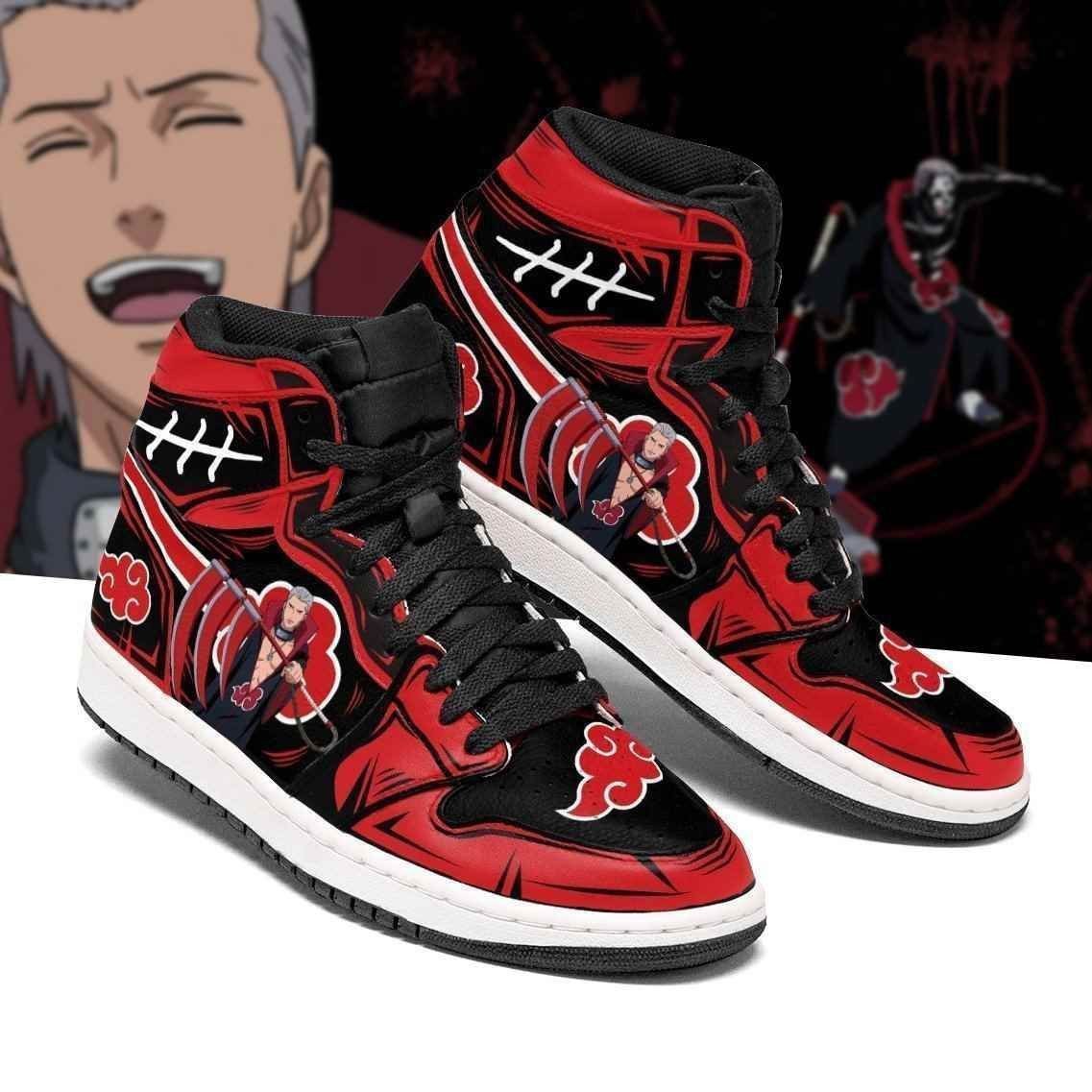 Akatsuki Hidan Boots J1 Naruto Anime Custom Shoes Air Jd Retro Sneakers V40