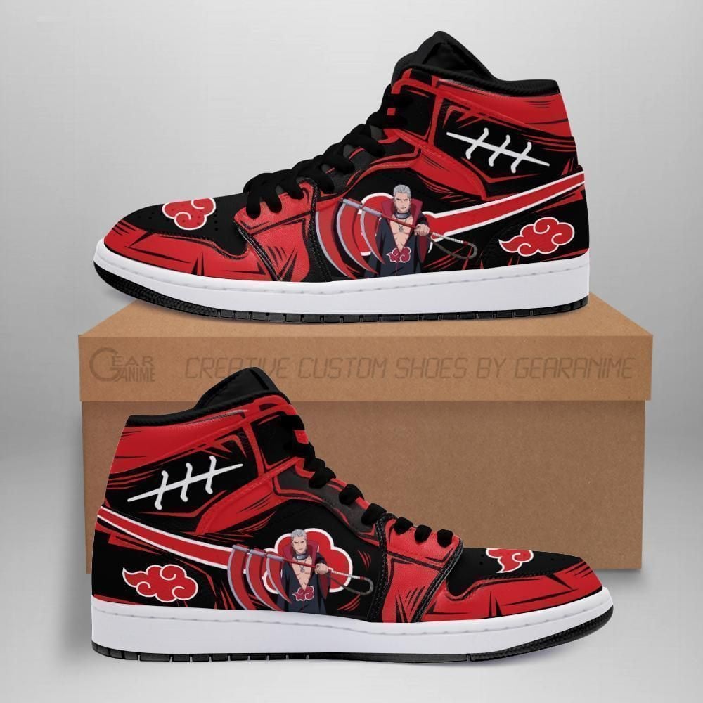 Akatsuki Itachi Naruto Sneakers Anime Shoes Sport V44