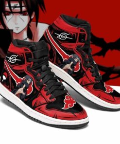 Akatsuki Itachi Naruto Sneakers Anime Shoes Sport V44