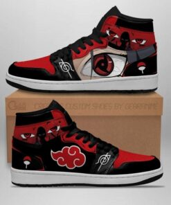 Akatsuki Itachi Sharingan Eyes Naruto Anime Shoes Air Jd Retro Sneakers V46