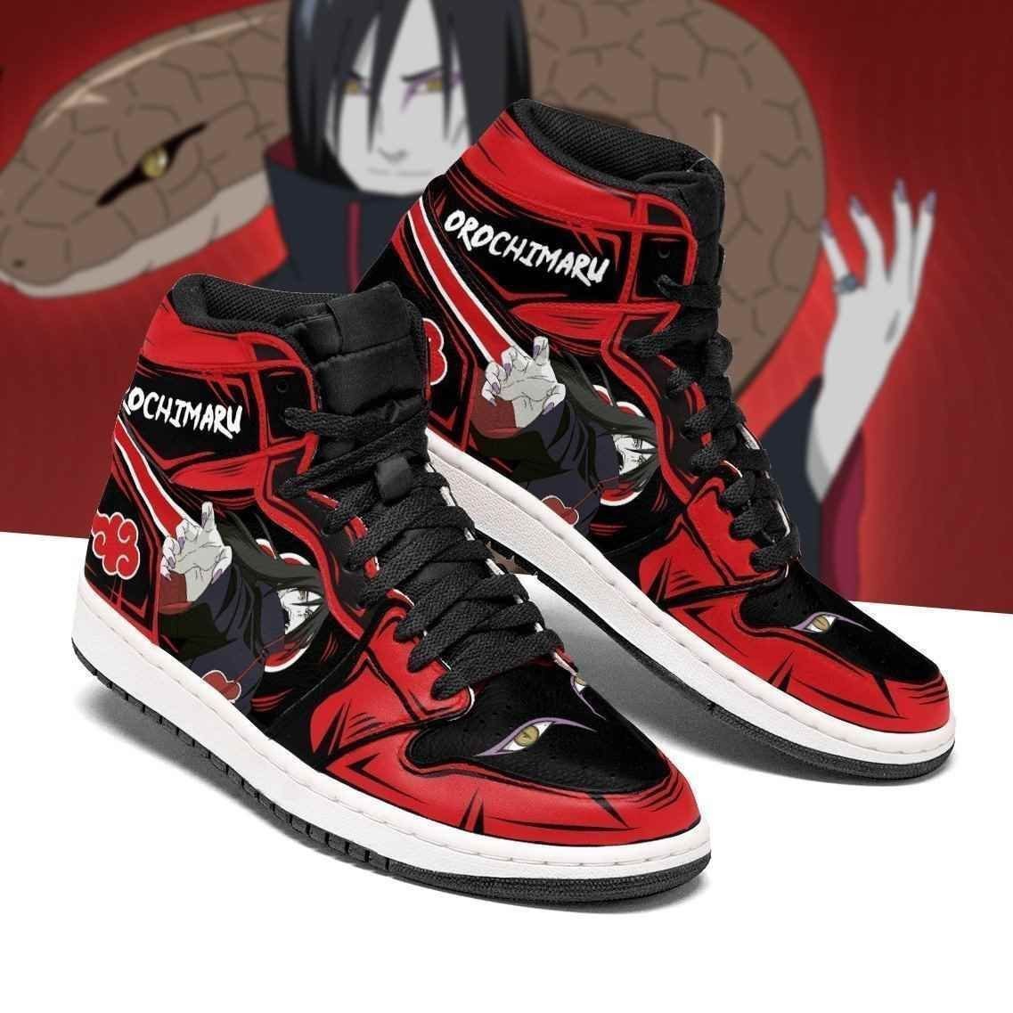 Akatsuki Naruto Shoes Anime Sneakers Shoes Air Jd Retro Sneakers V76