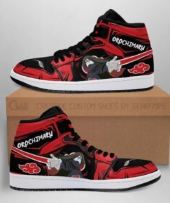 Akatsuki Orochimaru Shoes Boots Naruto Anime Sneakers Shoes Air Jd Retro Sneakers V79