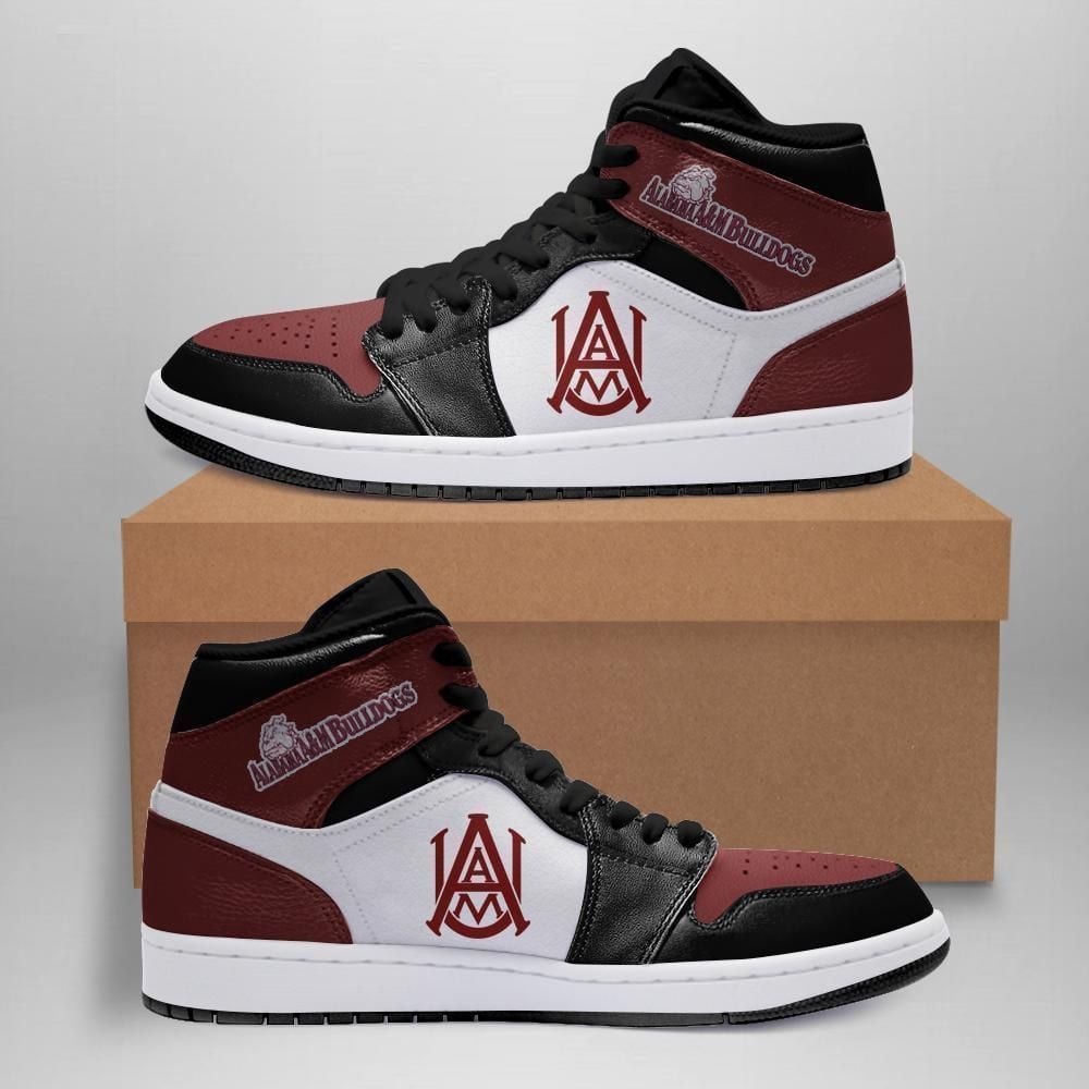 Alabama A&M Bulldog Ncaa Shoes Air Jd Retro Sneakers V119