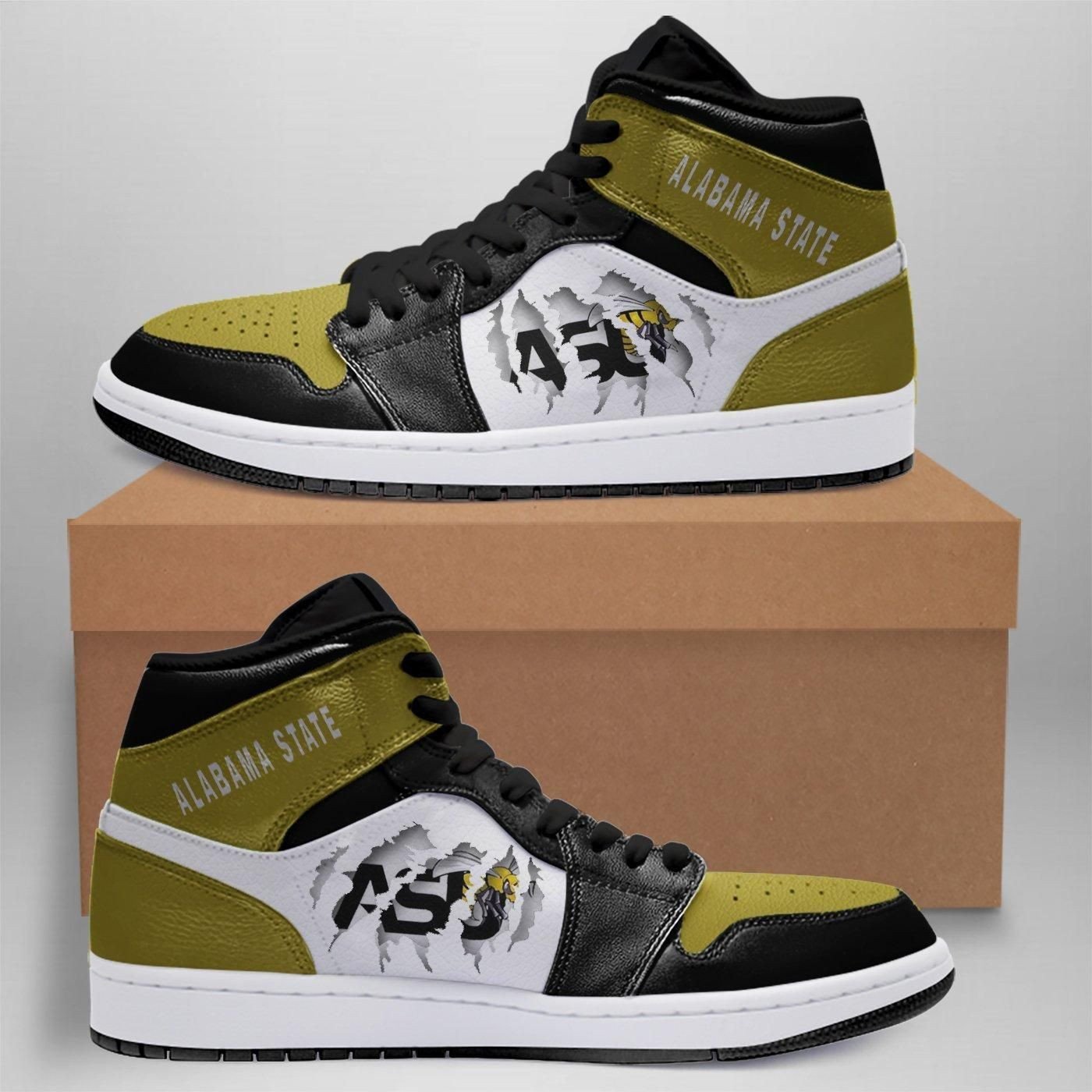 Alabama State Hornets Ncaa Shoes Air Jd Retro Sneakers V136