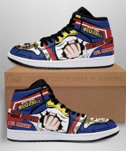 All Might Skill My Hero Academia Anime Pt04 Shoes Air Jd Retro Sneakers V156