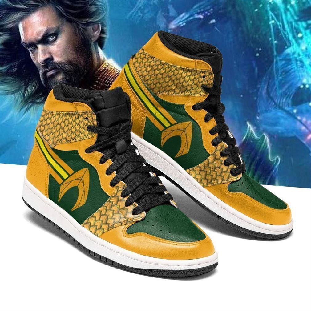 Aquaman Dc Comics Shoes Air Jd Retro Sneakers V194