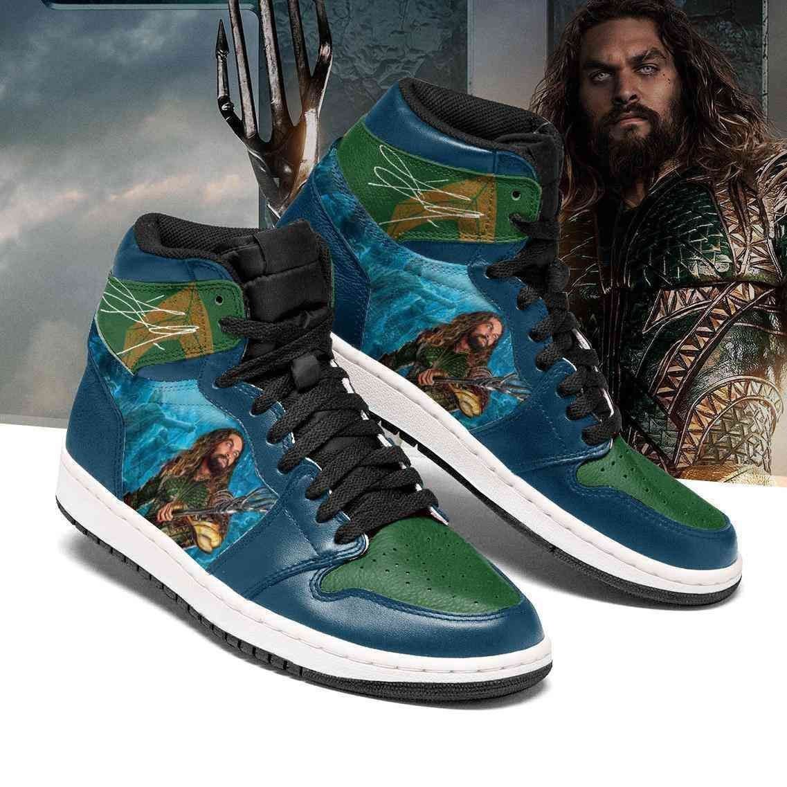 Aquaman Dc Comics Top Shoes Air Jd Retro Sneakers V200