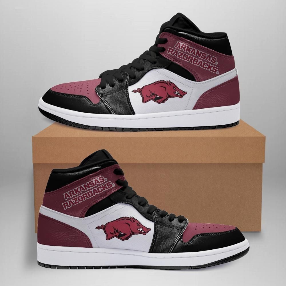 Arkansas Razorbacks Ncaa Shoes Air Jd Retro Sneakers V220