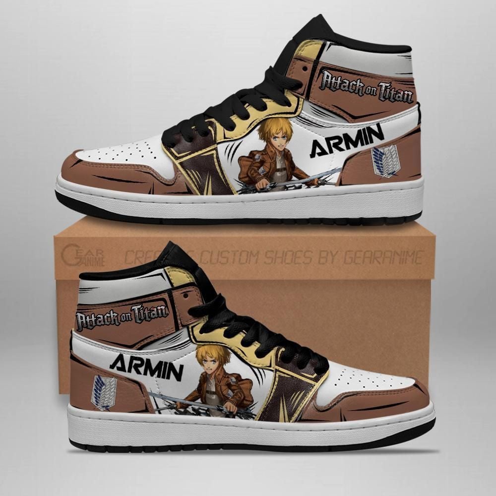 Armin Attack On Titan Anime Shoes Air Jd Retro Sneakers V223