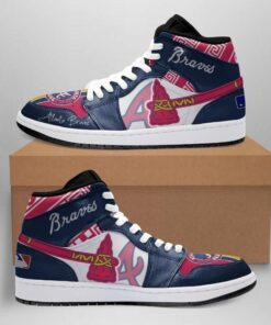 Atlanta Braves Shoes Air Jd Retro Sneakers V234