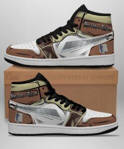 Attack On Titan Sword Aot Anime Shoes Air Jd Retro Sneakers V258