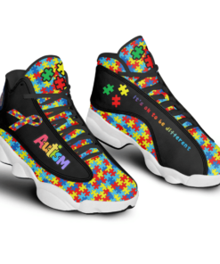 Autism Awareness Air Jd13 Sneaker Shoes VJD819