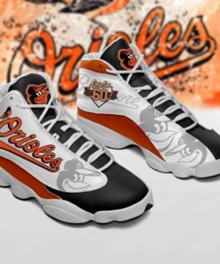 Baltimore Orioles Mlb Football Air Jd13 Sneaker Shoes VJD256