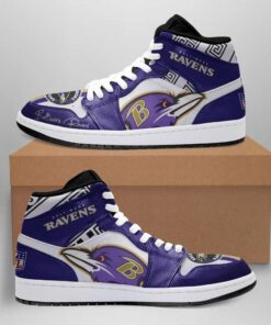 Baltimore Ravens 2 Shoes Air Jd Retro Sneakers V323