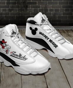 Baseball Pitcher Team Mickey, Mickey House Air Jd13 Sneaker Shoes VJD291