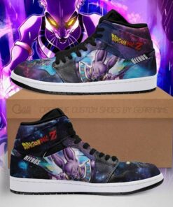 Beerus 2 Boots J1 Galaxy Dragon Ball Z Anime Custom Shoes Air Jd Retro Sneakers V367