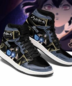 Black Bull Nero Secre Swallowtail Black Clover Anime Shoes Air Jd Retro Sneakers V420