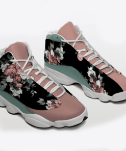 Black Floral Air Jd13 Sneaker Shoes VJD571