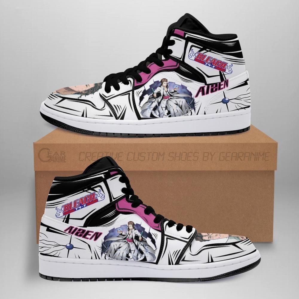 Bleach Byakuya Anime Fan Gift Idea Shoes Air Jd Retro Sneakers V457