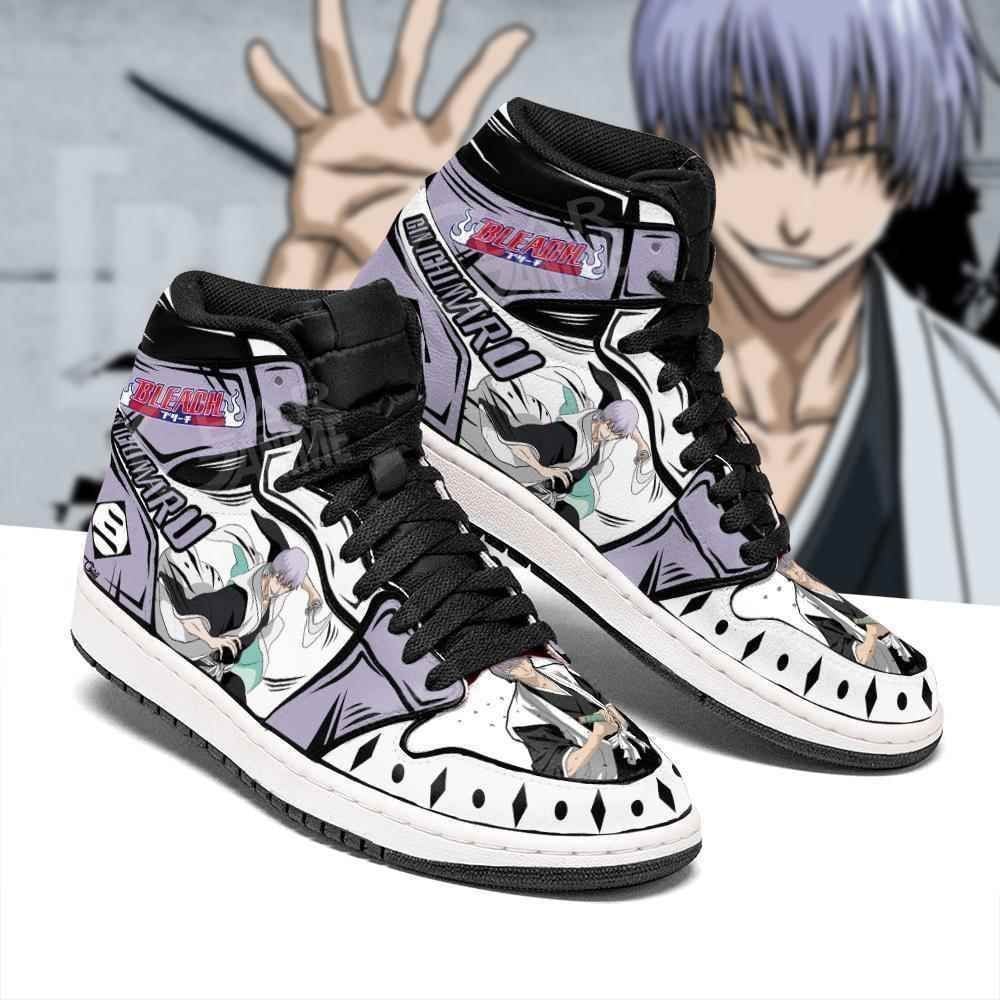 Bleach Gin Ichimaru Boots Bleach Anime Shoes Air Jd Retro Sneakers V464