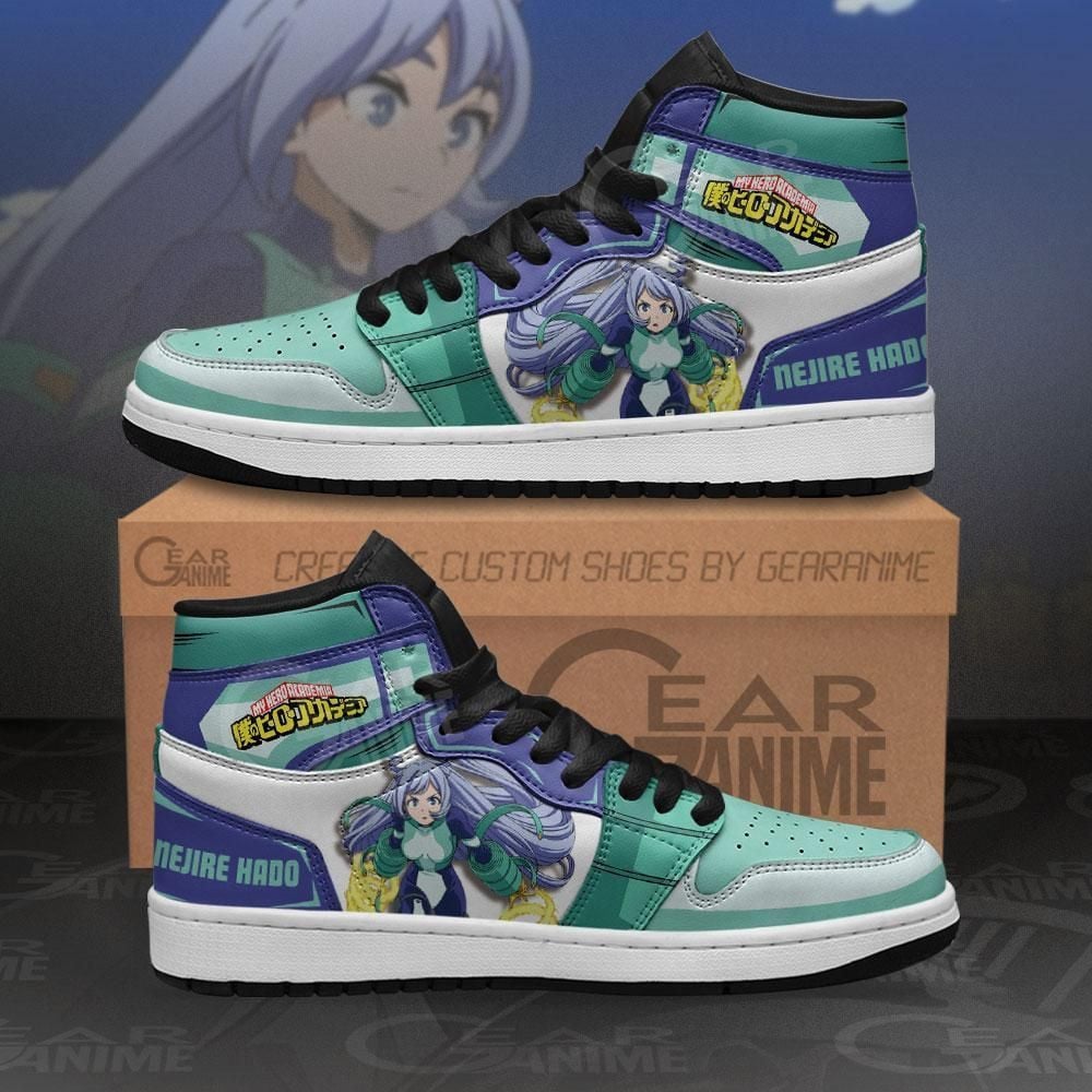 Bnha Nejire Hado My Hero Academia Anime Shoes Air Jd Retro Sneakers V514