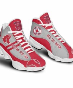 Boston Red Sox Mlb Baseball Air Jd13 Sneaker Shoes VJD926