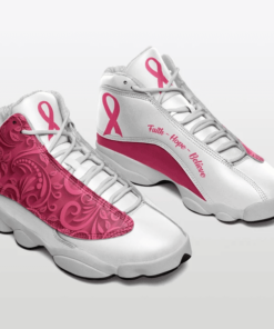 Breas T Cancer Faith Hope Believe Air Jd13 Sneaker Shoes VJD634