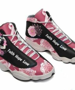 Breast Cancer Fight Like A Girl Air Jd13 Sneaker Shoes VJD839