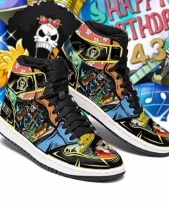 Brook Straw Hat Priates One Piece Anime Shoes Air Jd Retro Sneakers V547