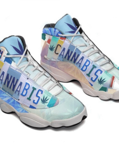 Cannabis License Plate Air Jd13 Sneaker Shoes VJD551