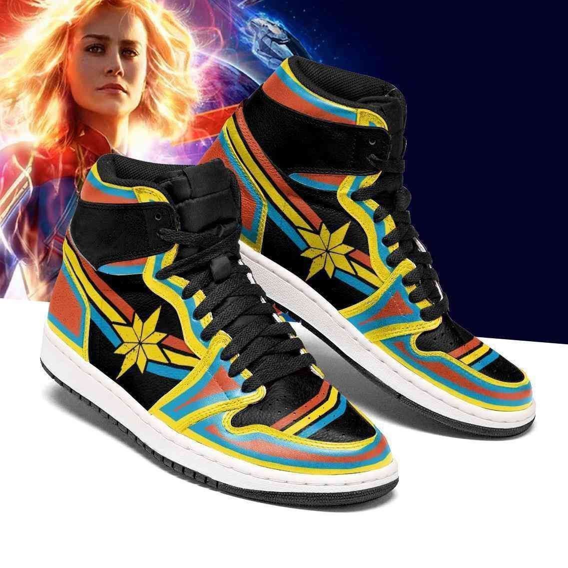 Captain Marvel Marvel Team Custom Eachstep Gift For Fans Shoes Air Jd Retro Sneakers V619