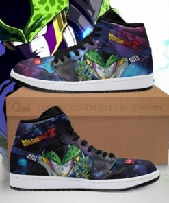 Cell Boots J1 Galaxy Dragon Ball Z Anime Custom Shoes Air Jd Retro Sneakers V634