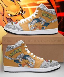 Charizard 2 Boots J1 Cute Pokemon Anime Custom Shoes Air Jd Retro Sneakers V644