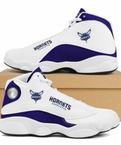 Charlotte Hornets Nba Football Team Air Jd13 Sneaker Shoes VJD141