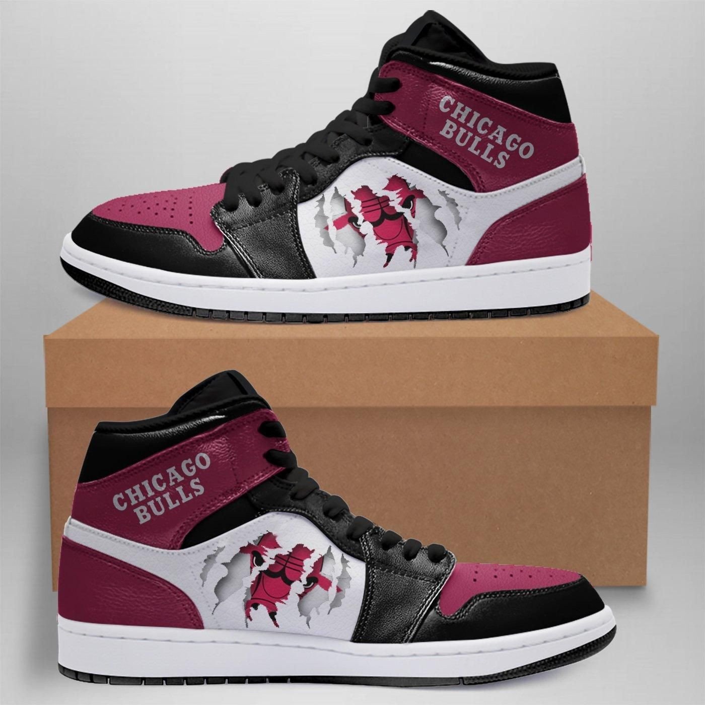 Chicago Bulls Nba Custom Shoes Air Jd Retro Sneakers V668