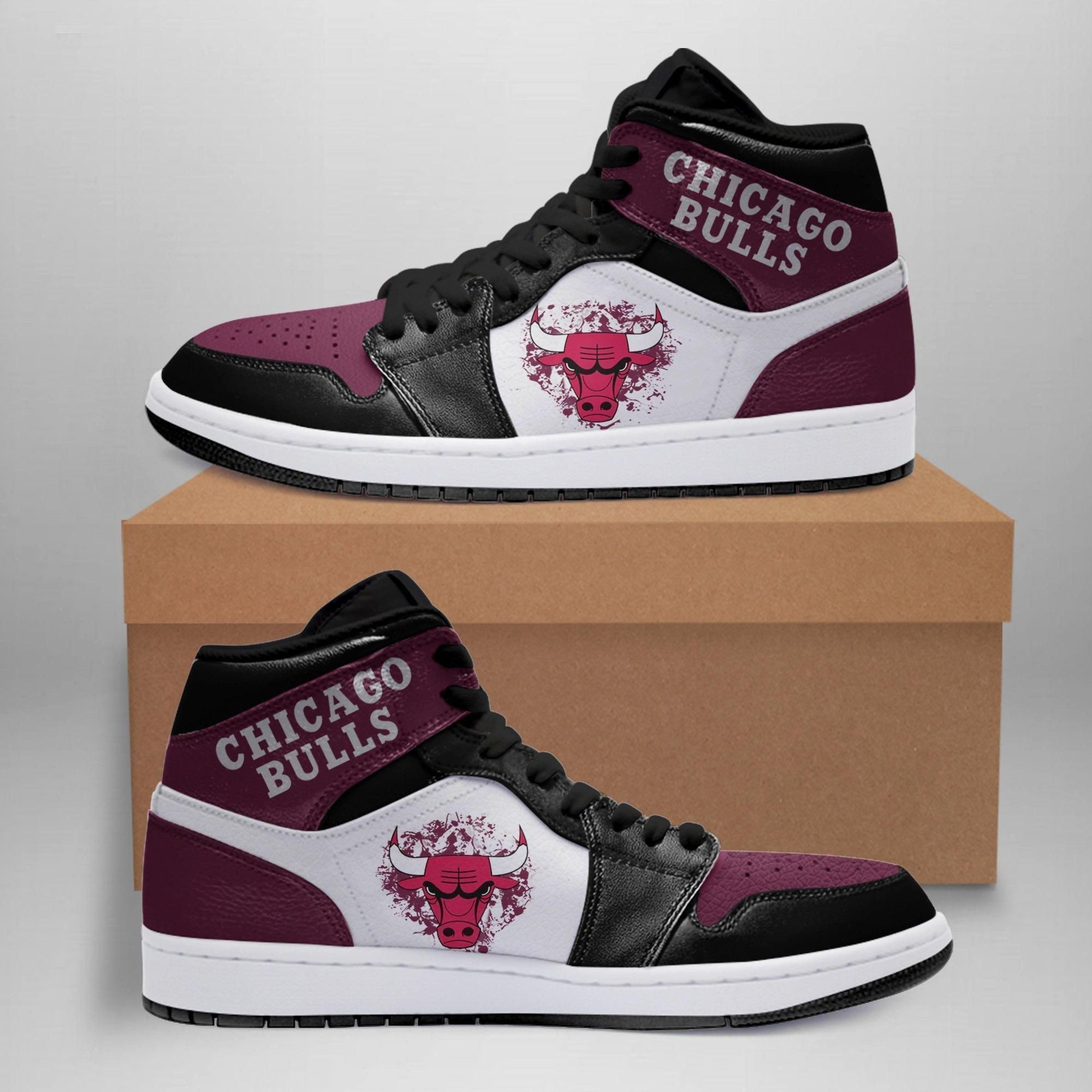 Chicago Bulls Nba Custom Shoes Air Jd Retro Sneakers V668