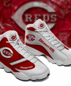 Cincinnati Reds Football Team Mlb Air Jd13 Sneaker Shoes VJD498