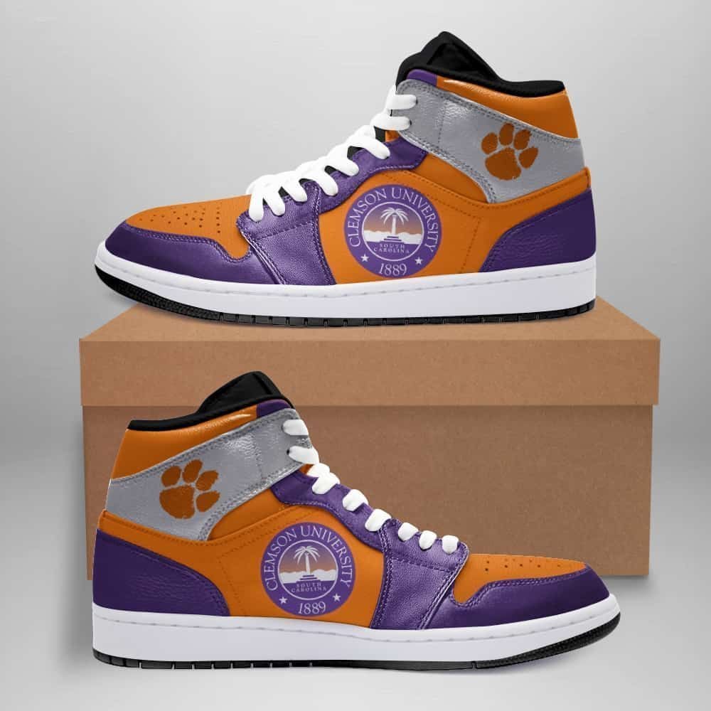 Clemson Tigers Custom Shoes Air Jd Retro Sneaker V729