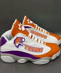 Clemson Tigers Football Ncaaf Teams Air Jd13 Sneaker Shoes VJD573