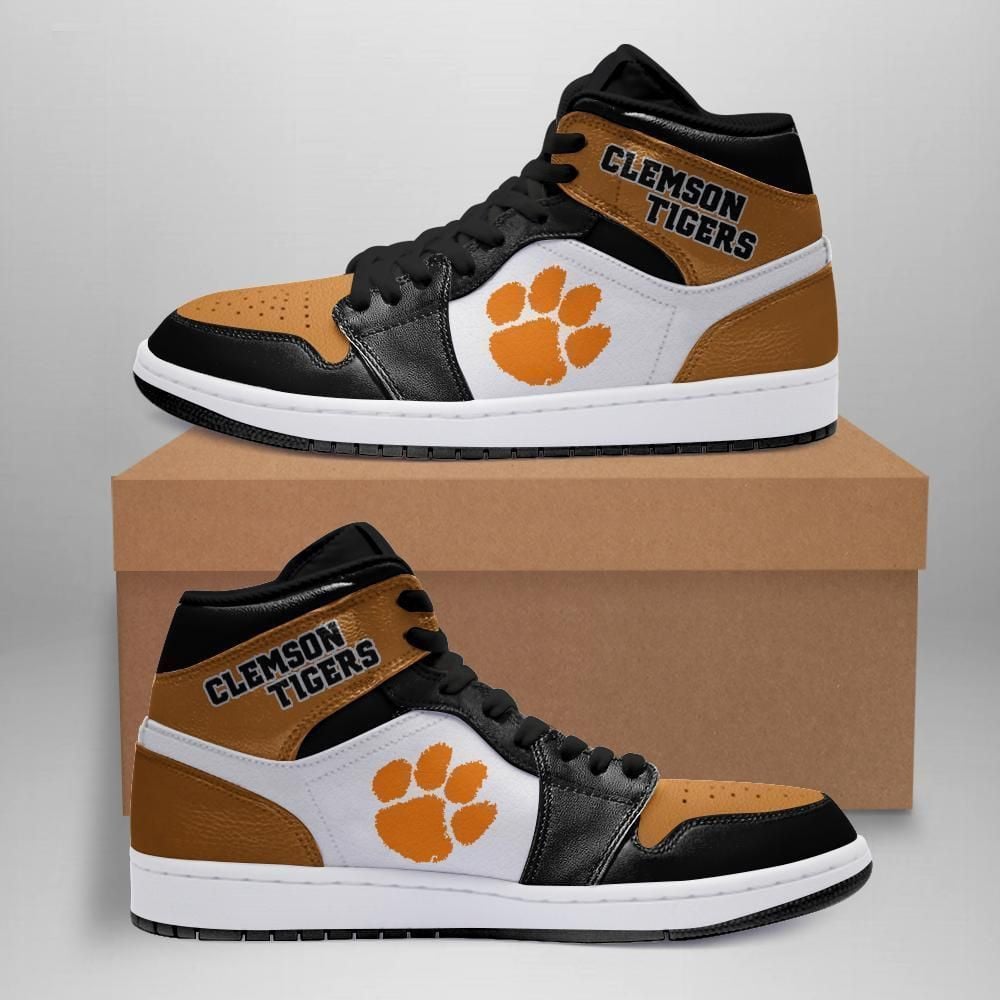 Clemson Tigers Ncaa Shoes Air Jd Retro Sneakers V731