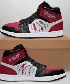 Cleveland Indians Mlb Shoes Air Jd Retro Sneakers V746