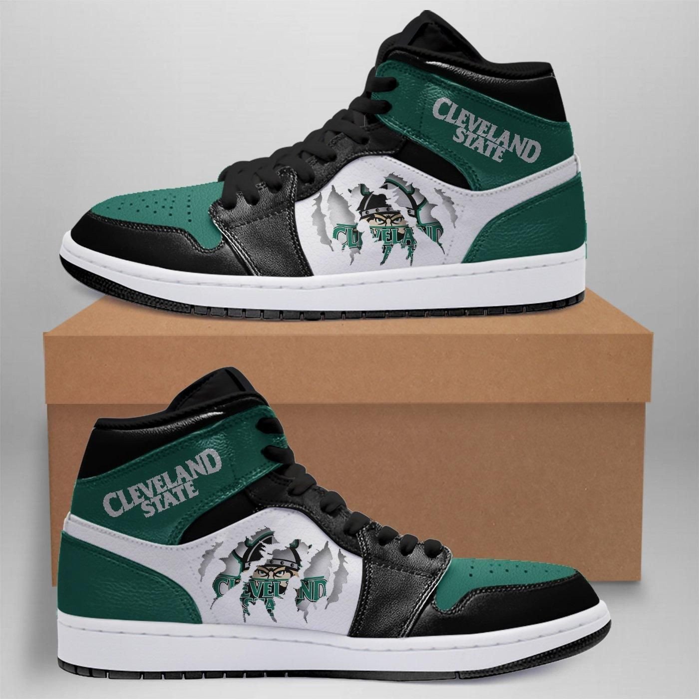 Cleveland State Vikings Shoes Air Jd Retro Sneakers V753