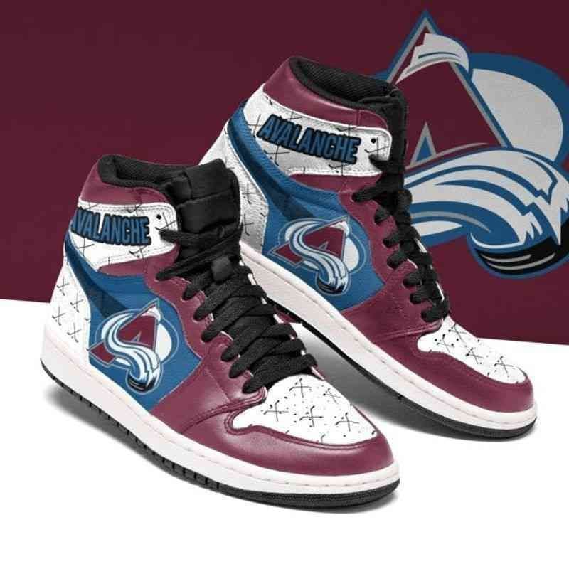 Colorado Avalanche Ice Hockey Custom Shoes Air Jd Retro Sneaker V768