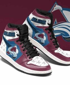 Colorado Avalanche Ice Hockey Custom Shoes Air Jd Retro Sneakers V769