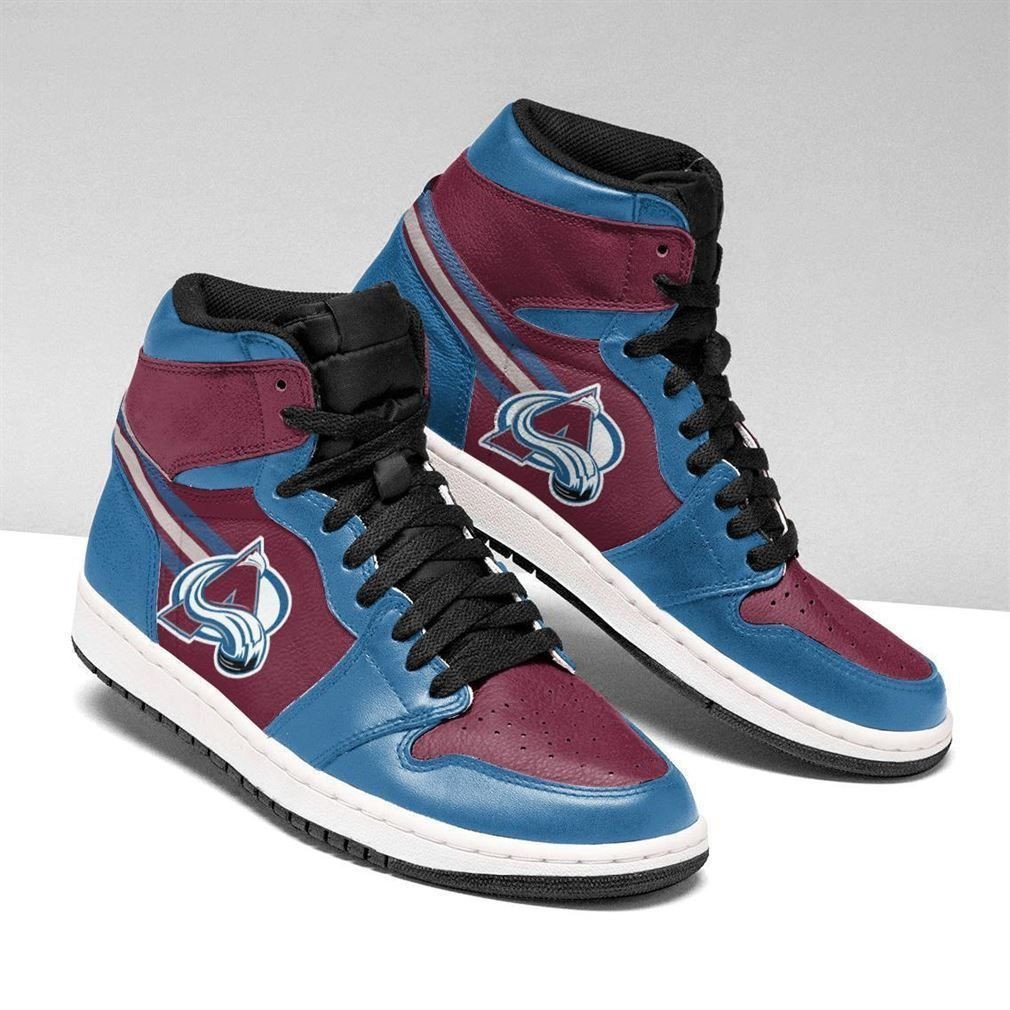 Colorado Avalanche Ice Hockey Custom Shoes Air Jd Retro Sneakers V769