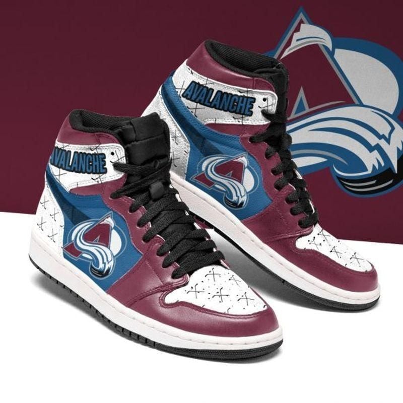 Colorado Avalanche Shoes Air Jd Retro Sneakers V773