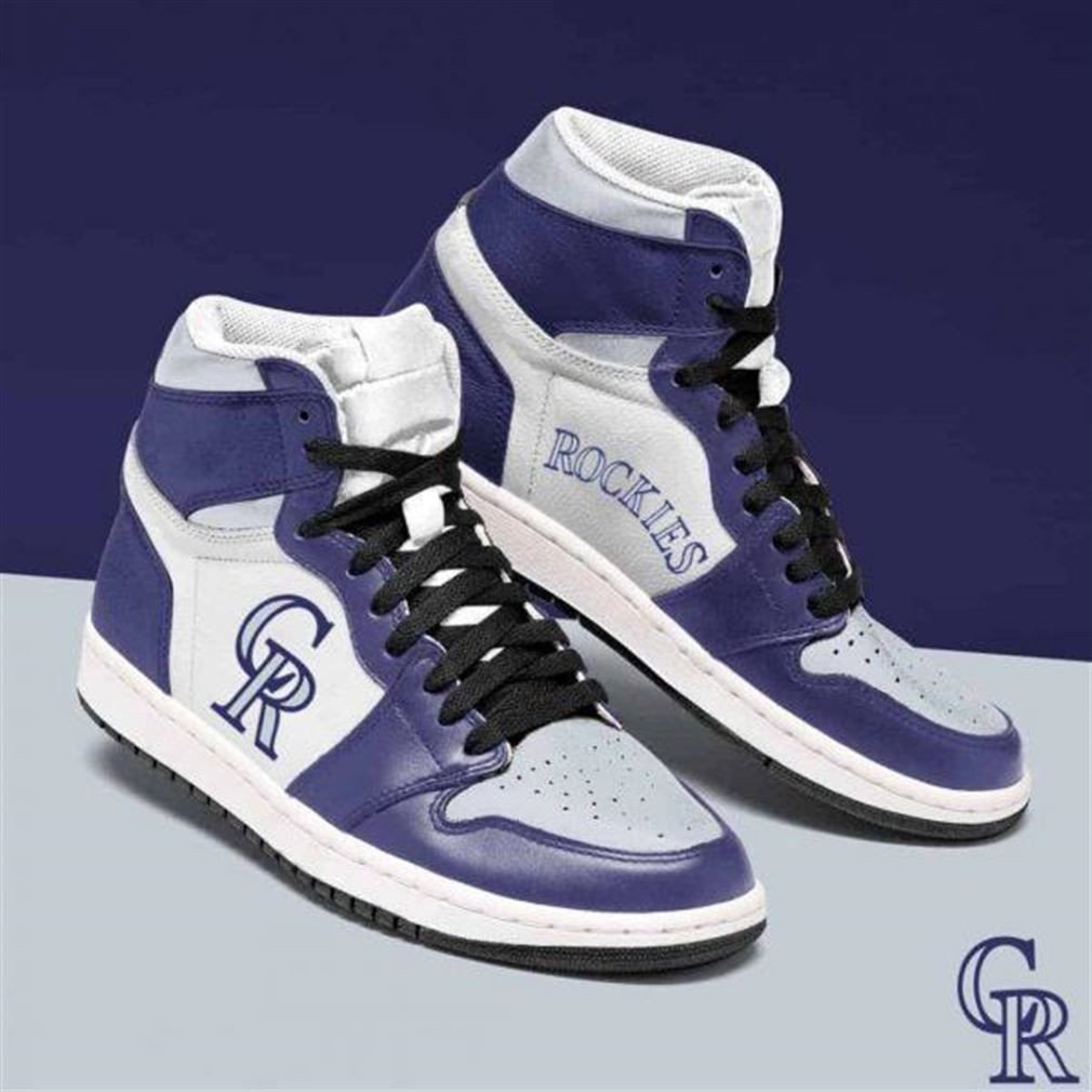 Colorado Rockies Mlb Basketball Shoes Air Jd Retro Sneakers V775