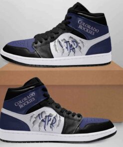 Colorado Rockies MLB Custom Shoes Air Jd Retro Sneaker V778